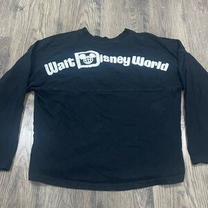 Disney Black and White Sweatshirt with Walt Disney World Logo